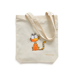 Torba na zakupy z rudym kotem — ZZZ handmade