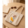 Torba z wróżką Klarą w żółtej spódniczce — bawełniana handmade