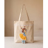 Torba z wróżką Klarą w żółtej spódniczce — bawełniana handmade